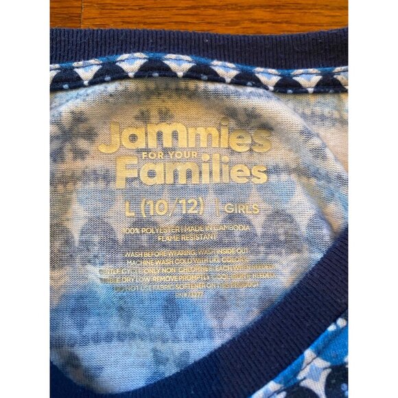 Girls Christmas Pajama Dress Size 10/12 - Picture 2 of 3